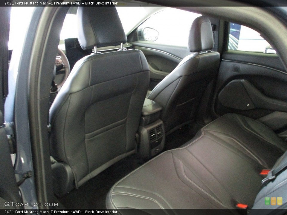 Black Onyx Interior Rear Seat for the 2021 Ford Mustang Mach-E Premium eAWD #143941034