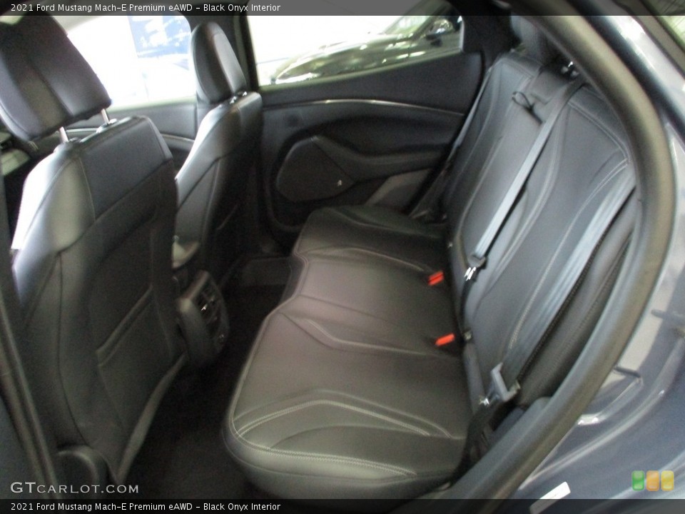 Black Onyx Interior Rear Seat for the 2021 Ford Mustang Mach-E Premium eAWD #143941049