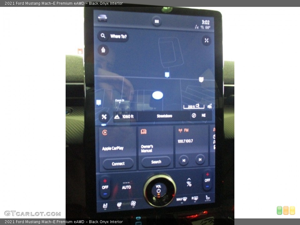 Black Onyx Interior Navigation for the 2021 Ford Mustang Mach-E Premium eAWD #143941199