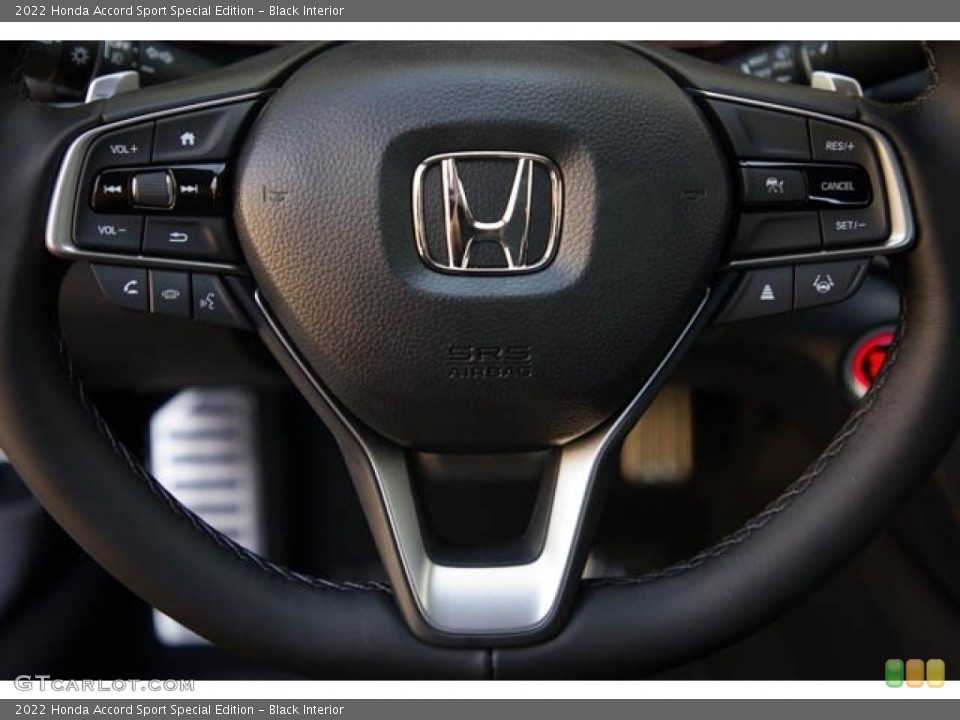 Black Interior Steering Wheel for the 2022 Honda Accord Sport Special Edition #143942605
