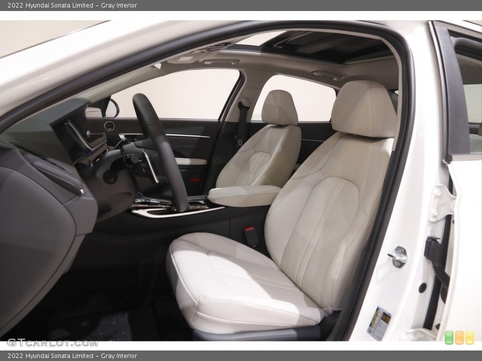 Gray 2022 Hyundai Sonata Interiors