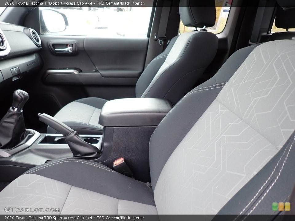 TRD Cement/Black Interior Front Seat for the 2020 Toyota Tacoma TRD Sport Access Cab 4x4 #143943837