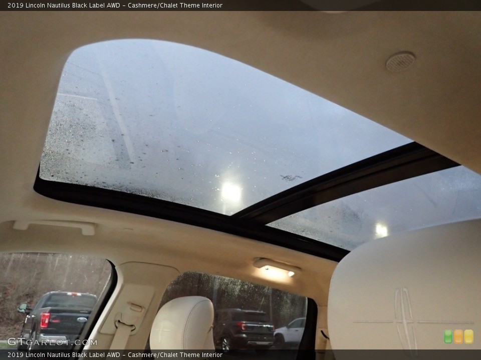 Cashmere/Chalet Theme Interior Sunroof for the 2019 Lincoln Nautilus Black Label AWD #143946673