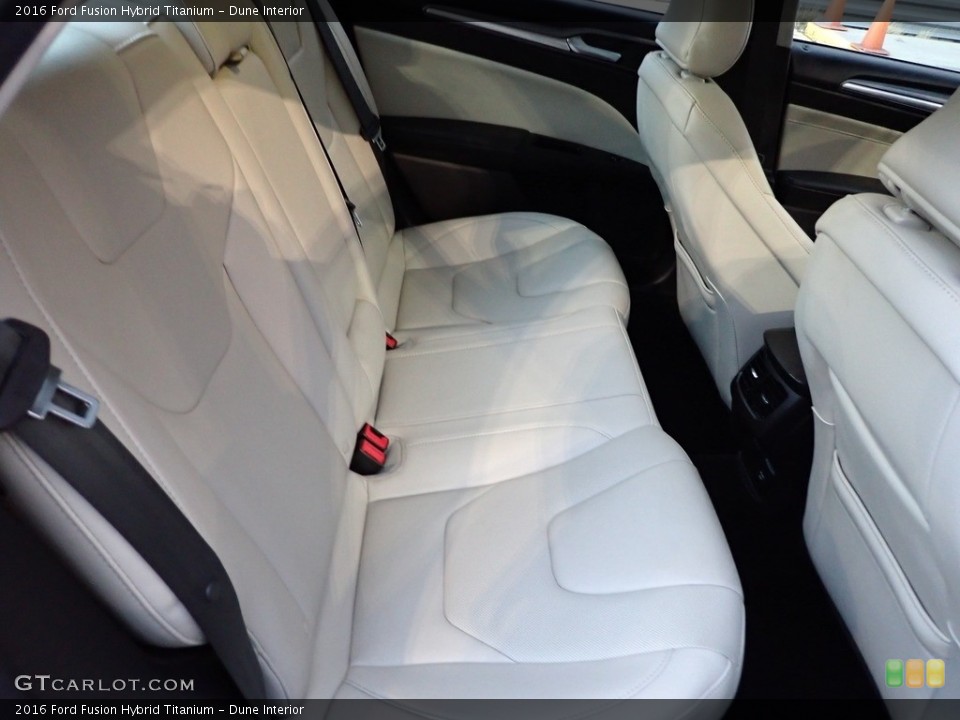 Dune Interior Rear Seat for the 2016 Ford Fusion Hybrid Titanium #143947078