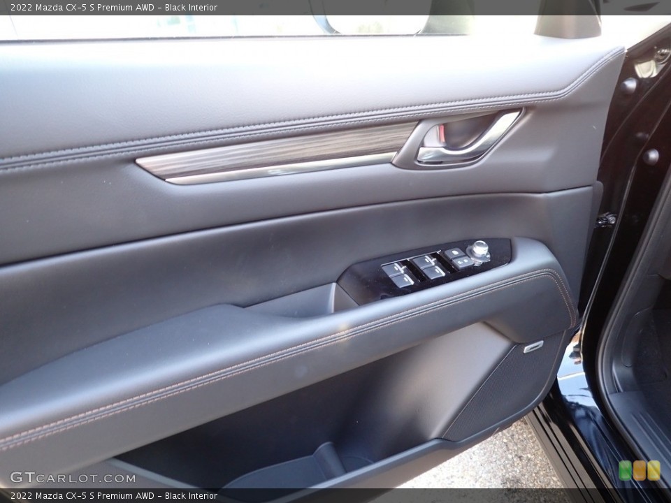 Black Interior Door Panel for the 2022 Mazda CX-5 S Premium AWD #143947891