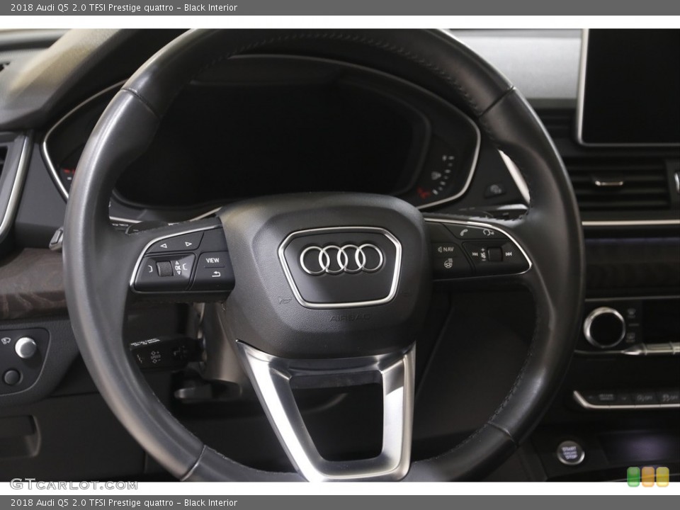 Black Interior Steering Wheel for the 2018 Audi Q5 2.0 TFSI Prestige quattro #143948578