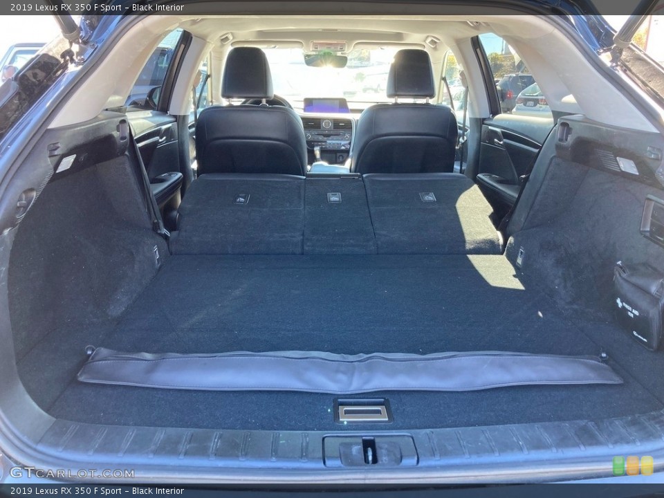 Black Interior Trunk for the 2019 Lexus RX 350 F Sport #143951519