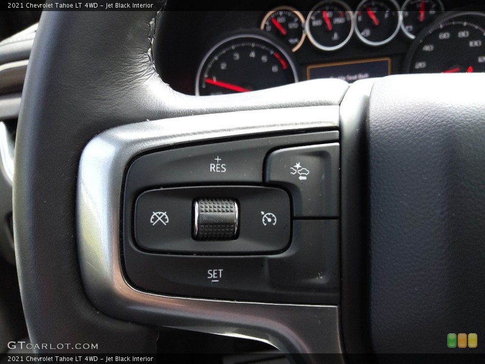 Jet Black Interior Steering Wheel for the 2021 Chevrolet Tahoe LT 4WD #143952074