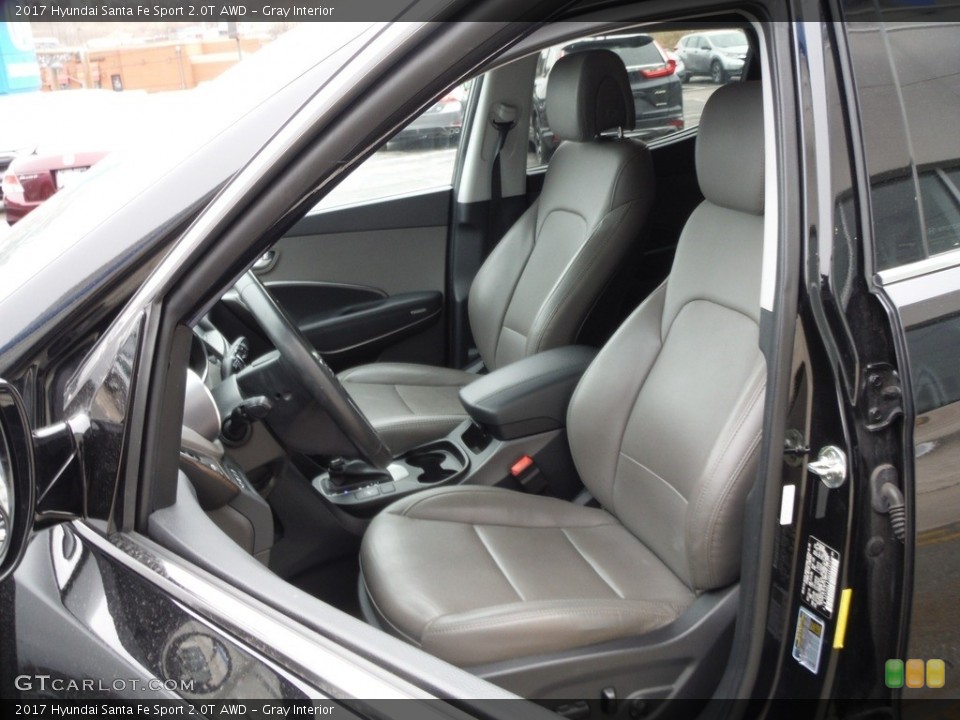 Gray Interior Front Seat for the 2017 Hyundai Santa Fe Sport 2.0T AWD #143952107