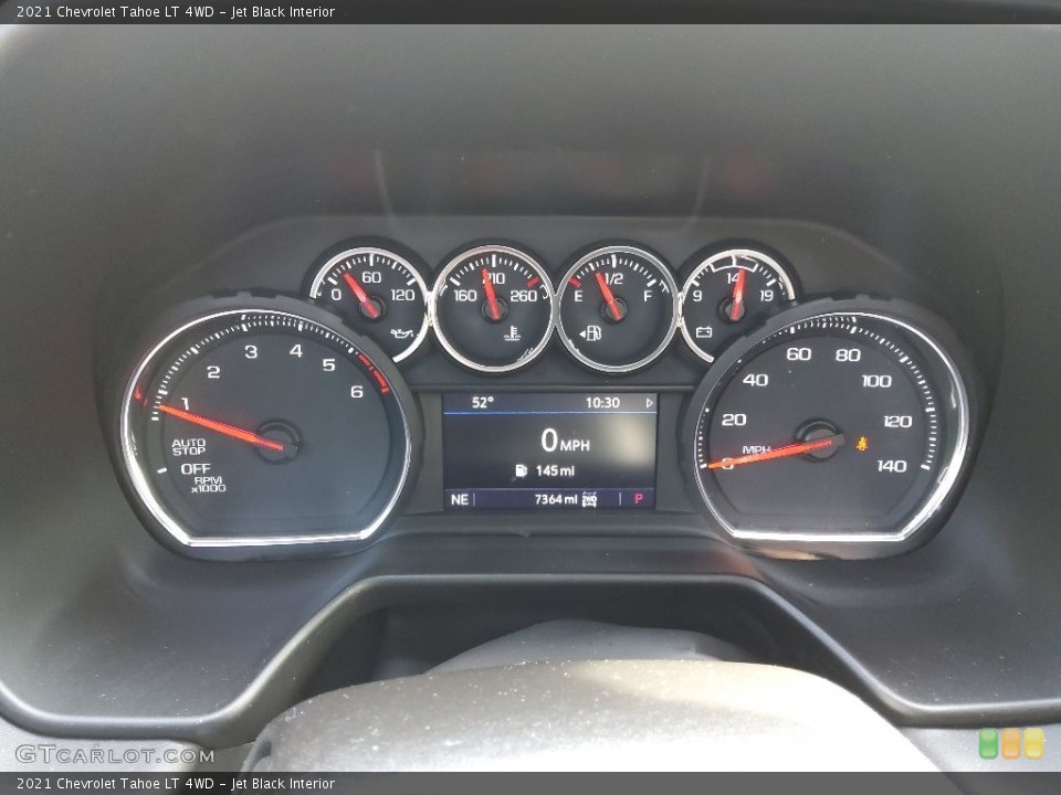 Jet Black Interior Gauges for the 2021 Chevrolet Tahoe LT 4WD #143952125