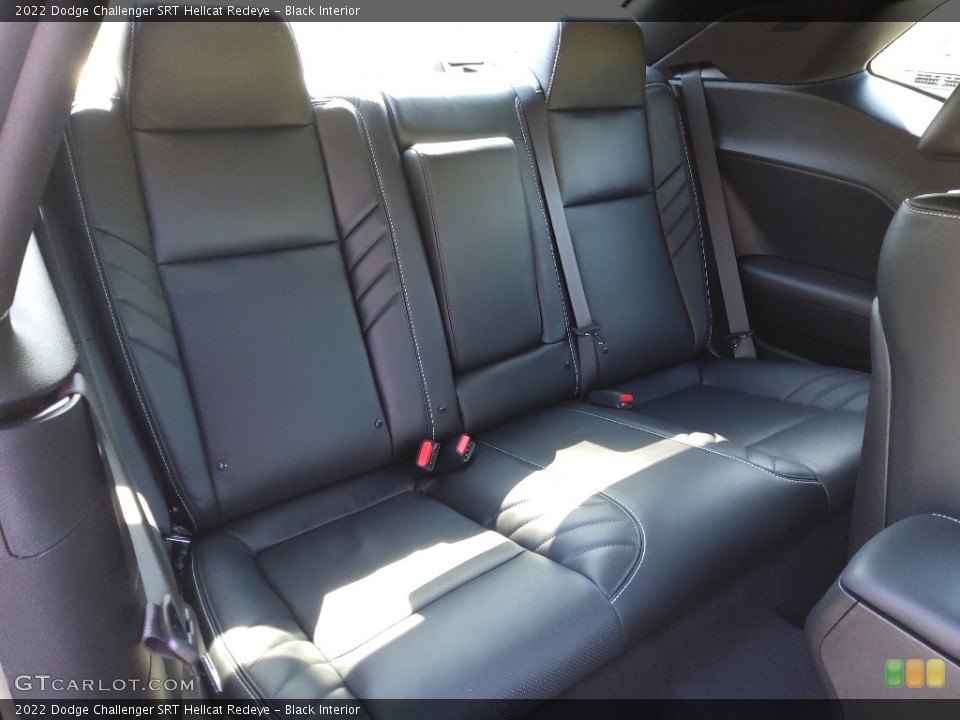 Black Interior Rear Seat for the 2022 Dodge Challenger SRT Hellcat Redeye #143952822