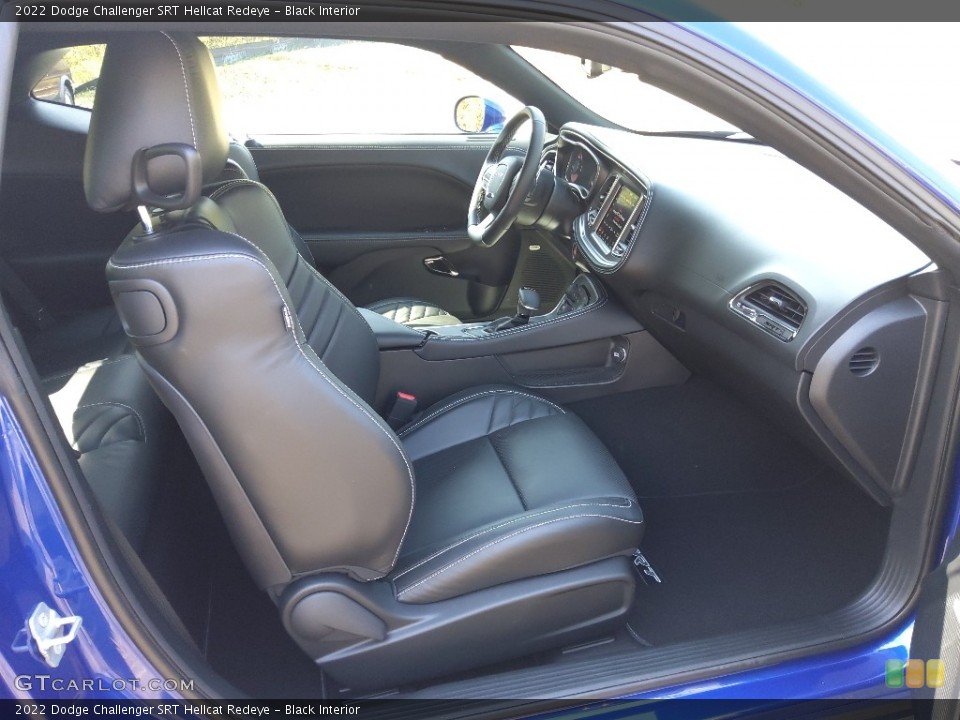 Black Interior Front Seat for the 2022 Dodge Challenger SRT Hellcat Redeye #143952857