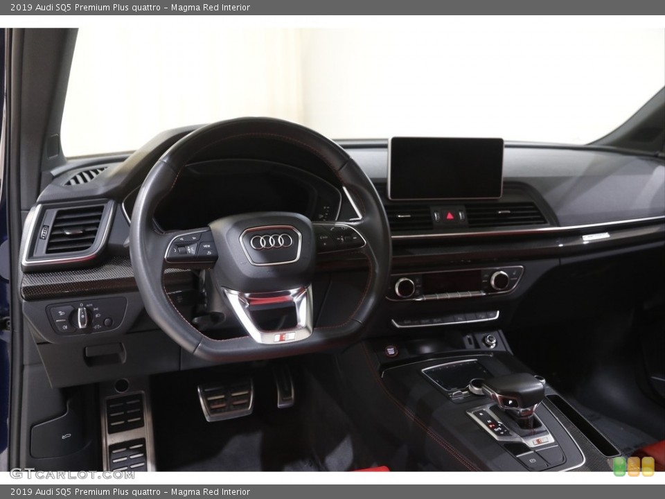 Magma Red Interior Dashboard for the 2019 Audi SQ5 Premium Plus quattro #143953336