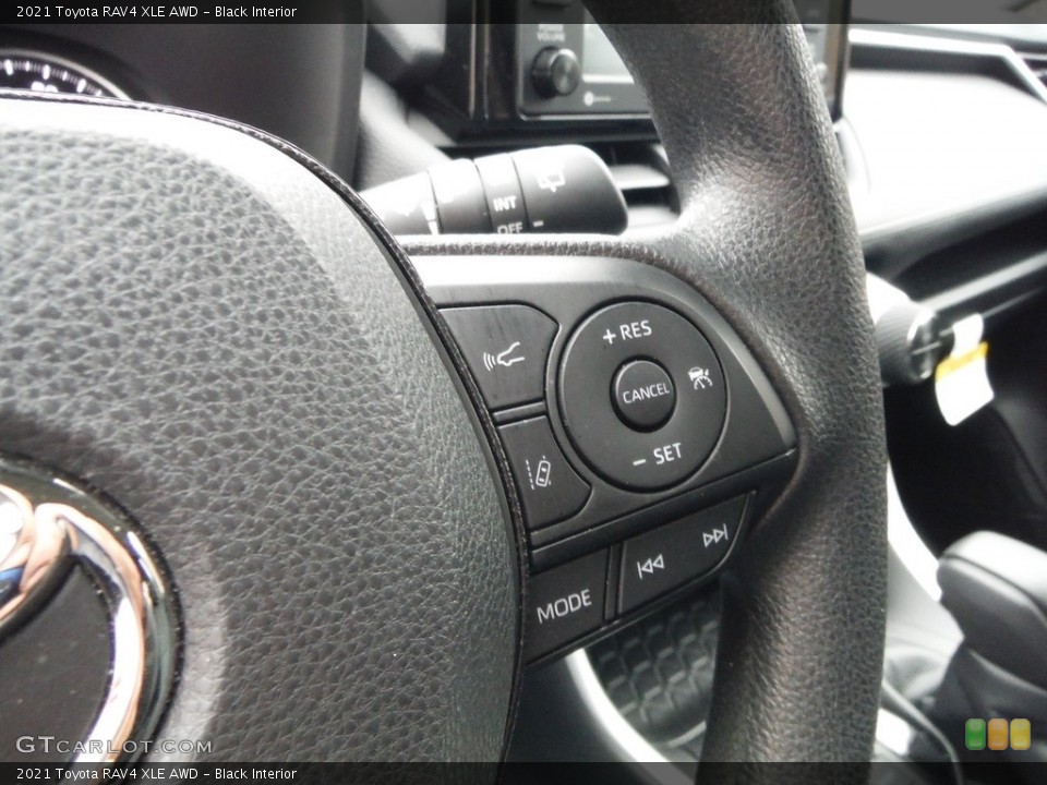 Black Interior Steering Wheel for the 2021 Toyota RAV4 XLE AWD #143955984