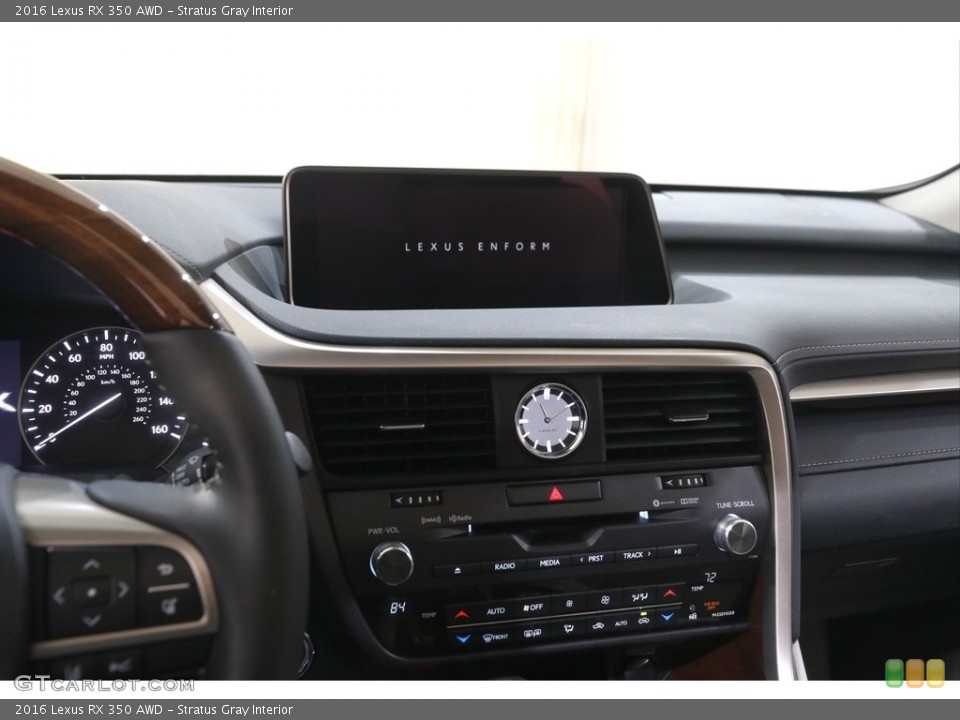 Stratus Gray Interior Controls for the 2016 Lexus RX 350 AWD #143958383