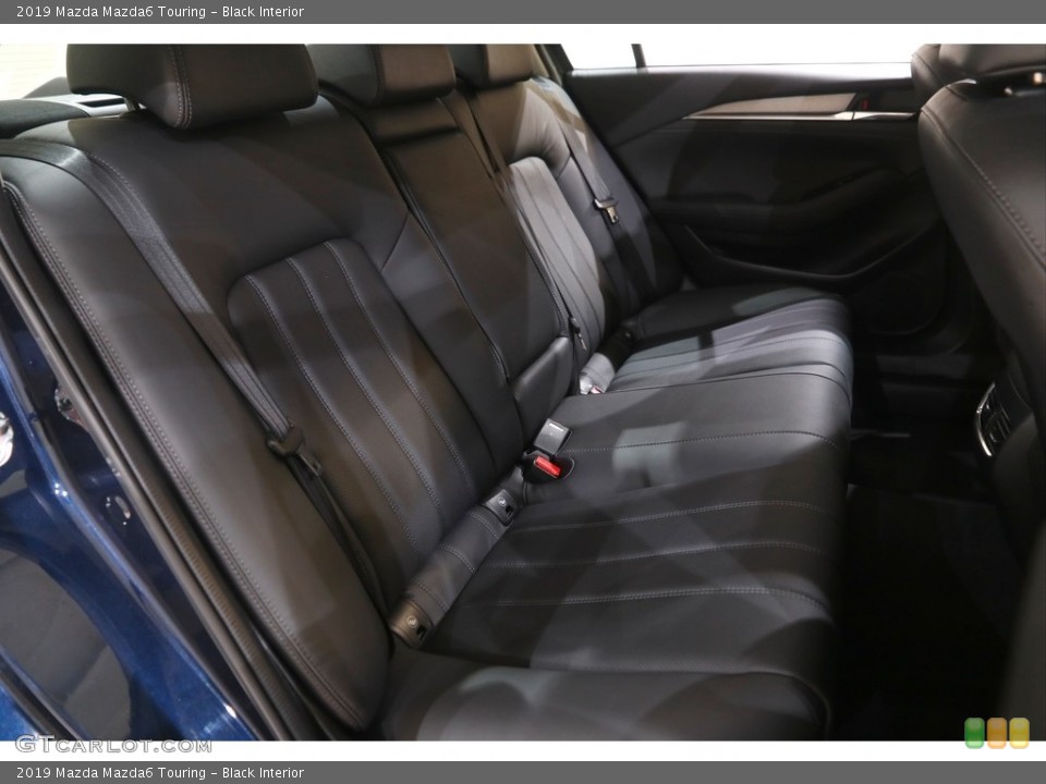 Black Interior Rear Seat for the 2019 Mazda Mazda6 Touring #143959016