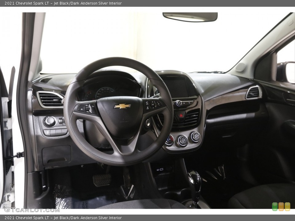 Jet Black/Dark Anderson Silver Interior Dashboard for the 2021 Chevrolet Spark LT #143960333