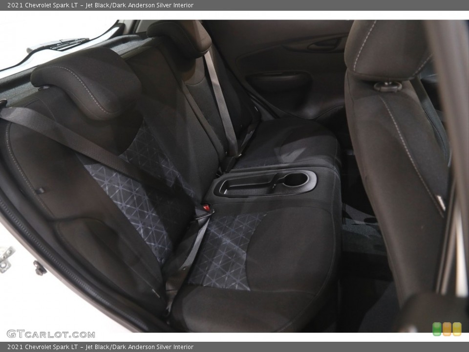 Jet Black/Dark Anderson Silver Interior Rear Seat for the 2021 Chevrolet Spark LT #143960429