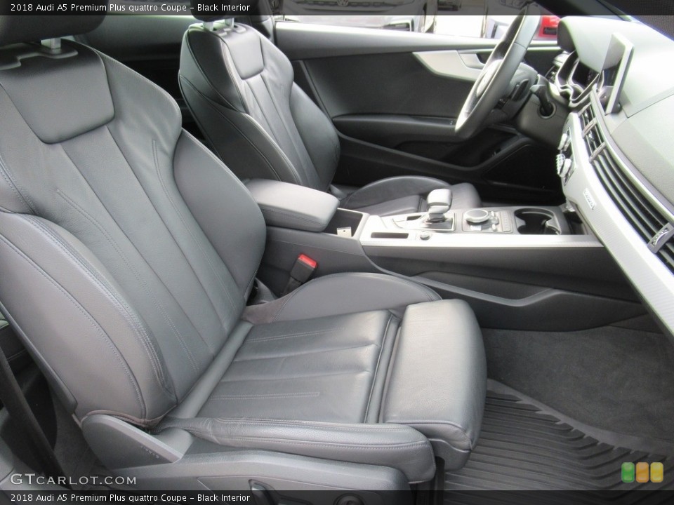 Black Interior Front Seat for the 2018 Audi A5 Premium Plus quattro Coupe #143961140