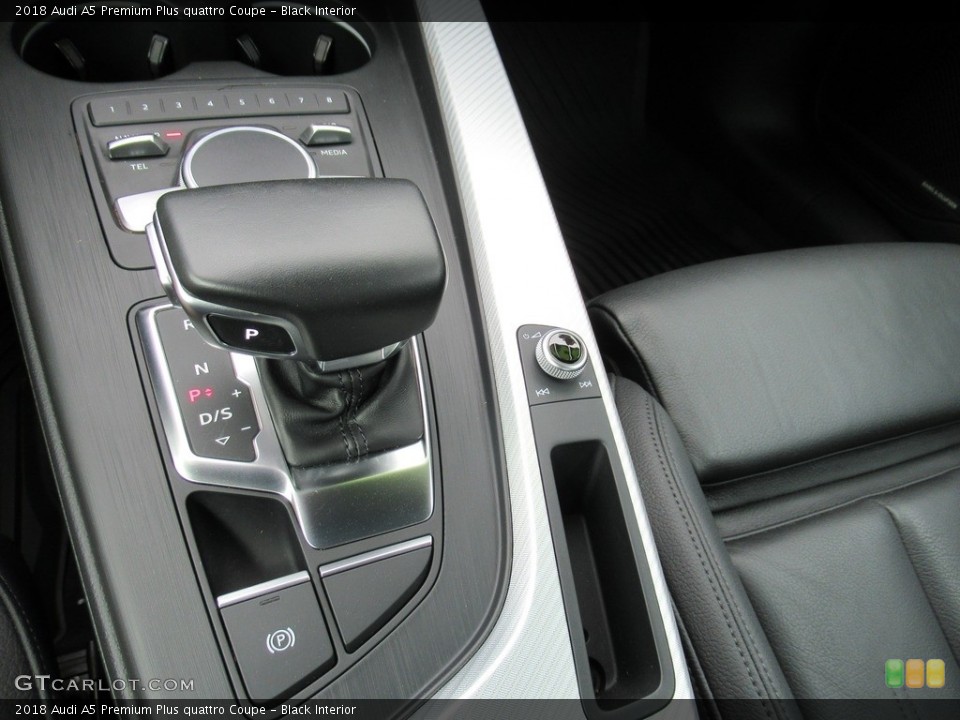 Black Interior Transmission for the 2018 Audi A5 Premium Plus quattro Coupe #143961200