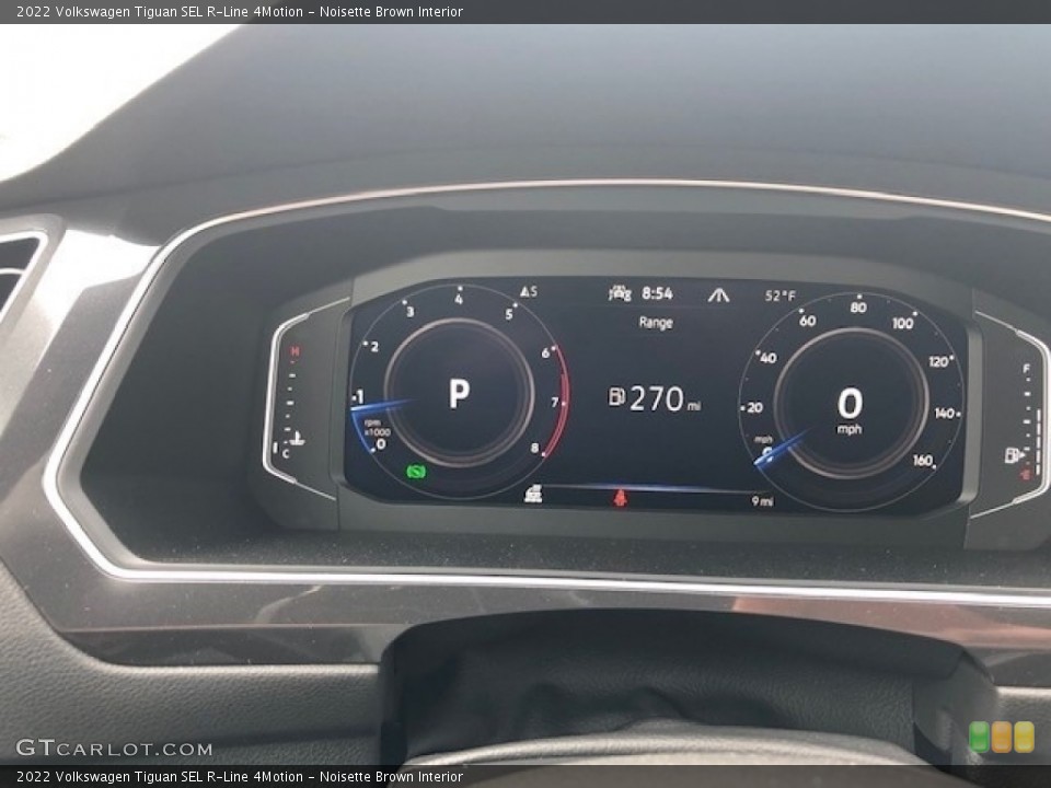 Noisette Brown Interior Gauges for the 2022 Volkswagen Tiguan SEL R-Line 4Motion #143961980