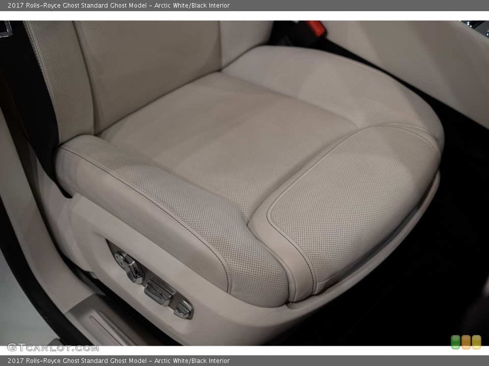 Arctic White/Black Interior Front Seat for the 2017 Rolls-Royce Ghost  #143962661