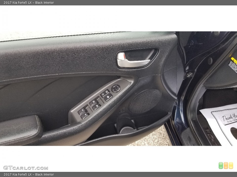 Black Interior Door Panel for the 2017 Kia Forte5 LX #143962796