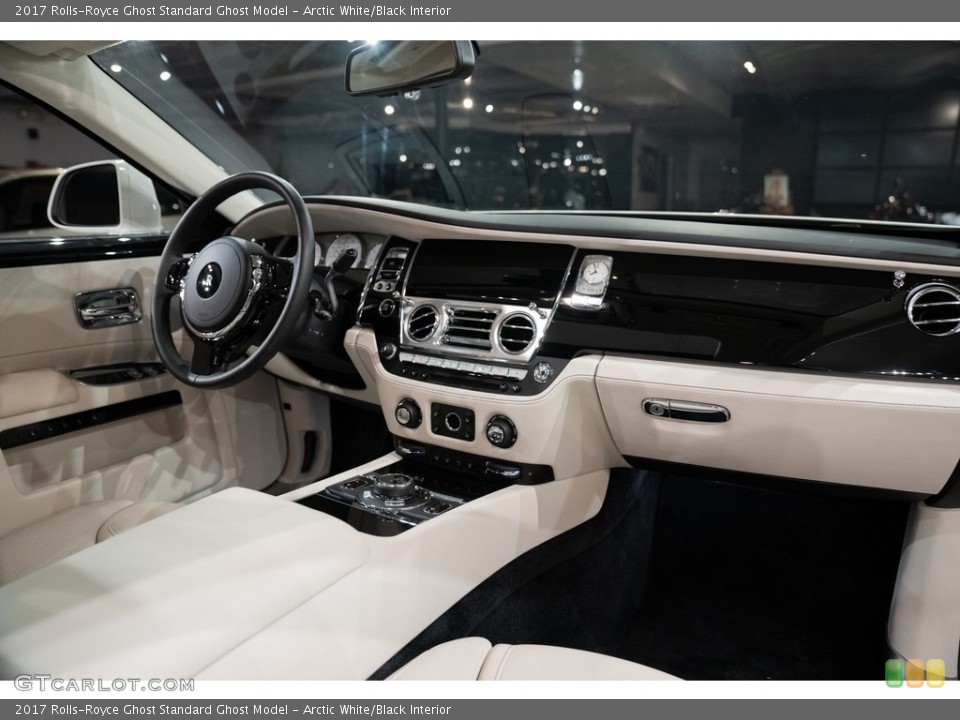 Arctic White/Black Interior Dashboard for the 2017 Rolls-Royce Ghost  #143963348