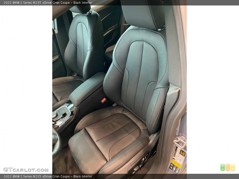 Black Interior Front Seat for the 2022 BMW 2 Series M235 xDrive Gran Coupe #143964998