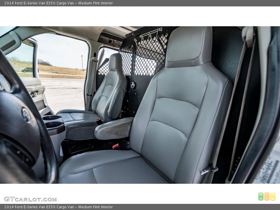 Medium Flint Interior Front Seat for the 2014 Ford E-Series Van E350 Cargo Van #143965670