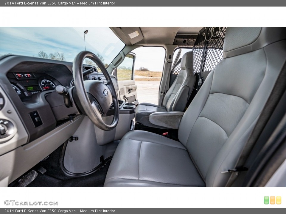 Medium Flint Interior Front Seat for the 2014 Ford E-Series Van E350 Cargo Van #143965694