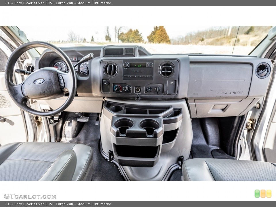 Medium Flint Interior Dashboard for the 2014 Ford E-Series Van E350 Cargo Van #143965916