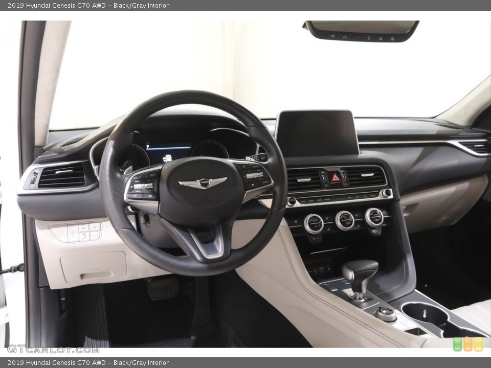 Black/Gray Interior Dashboard for the 2019 Hyundai Genesis G70 AWD #143966963