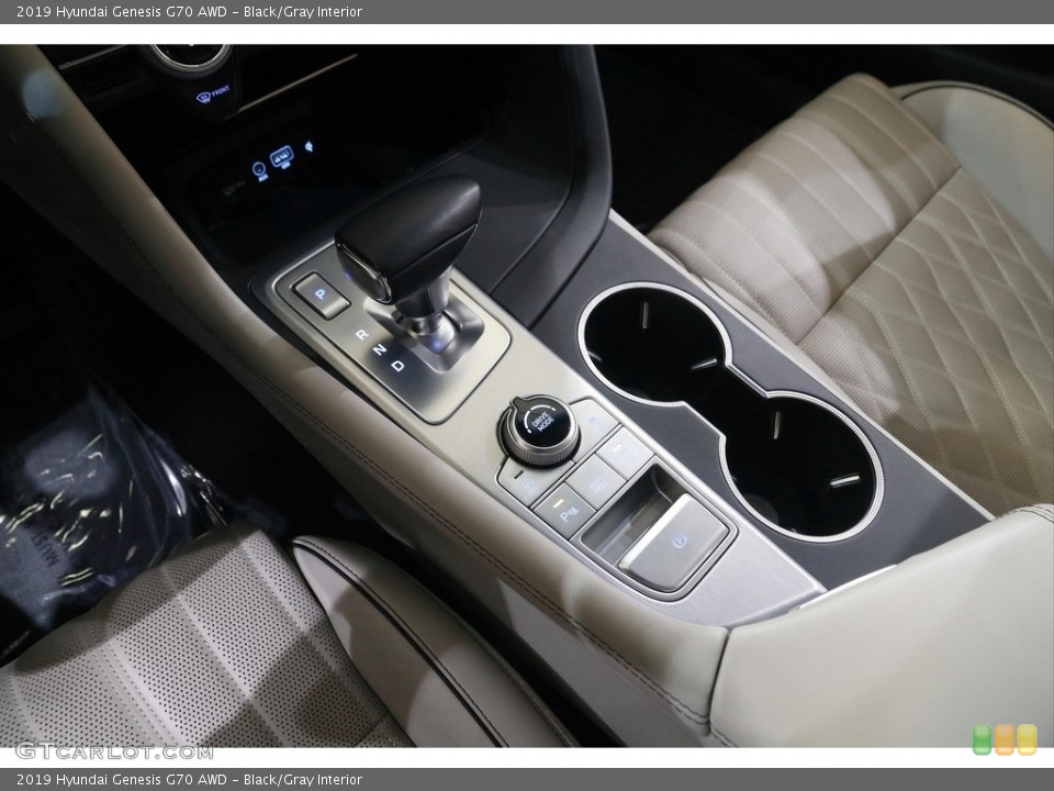 Black/Gray Interior Transmission for the 2019 Hyundai Genesis G70 AWD #143967227