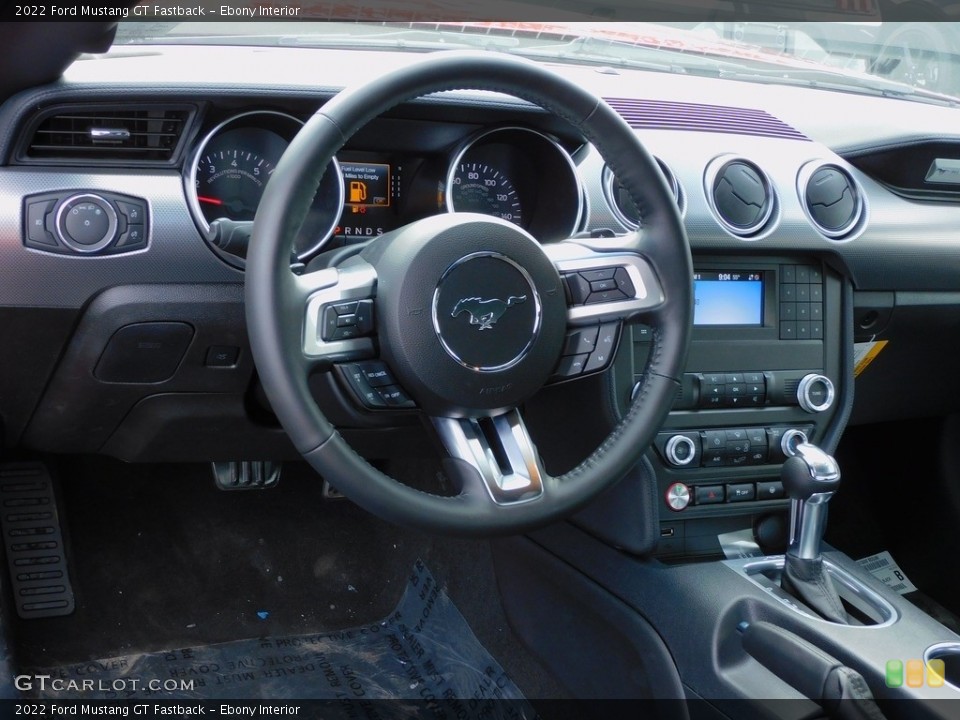 Ebony Interior Dashboard for the 2022 Ford Mustang GT Fastback #143967455