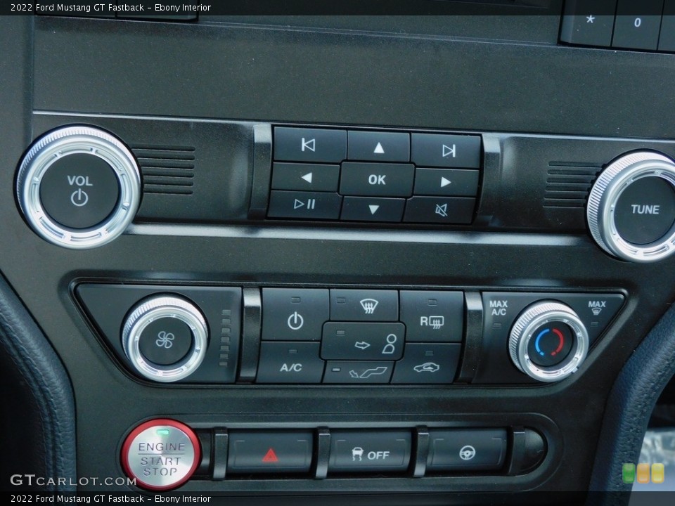 Ebony Interior Controls for the 2022 Ford Mustang GT Fastback #143967554