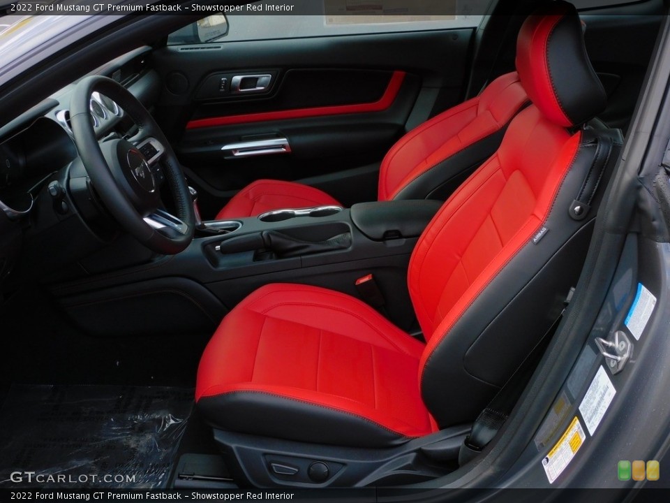 Showstopper Red Interior Photo for the 2022 Ford Mustang GT Premium Fastback #143967869