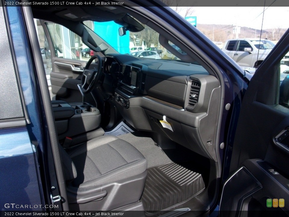 Jet Black Interior Photo for the 2022 Chevrolet Silverado 1500 LT Crew Cab 4x4 #143968562