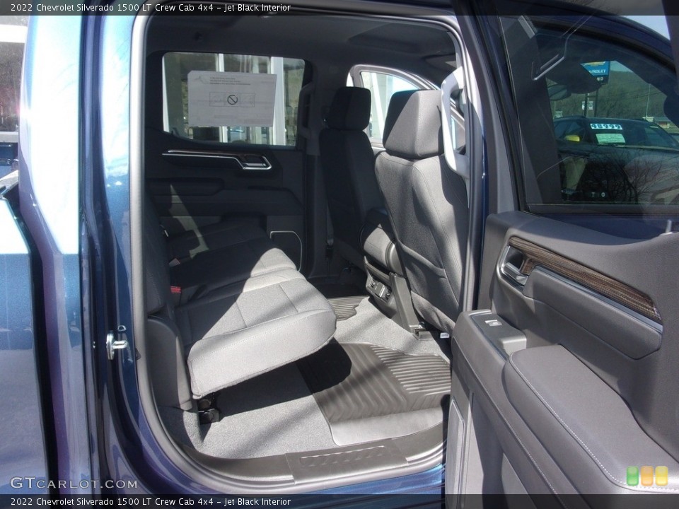 Jet Black Interior Rear Seat for the 2022 Chevrolet Silverado 1500 LT Crew Cab 4x4 #143968613