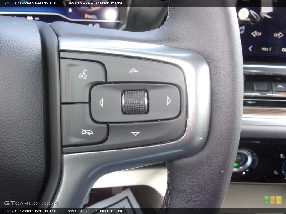 Jet Black Interior Steering Wheel for the 2022 Chevrolet Silverado 1500 LT Crew Cab 4x4 #143968736