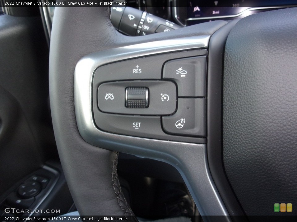 Jet Black Interior Steering Wheel for the 2022 Chevrolet Silverado 1500 LT Crew Cab 4x4 #143968760