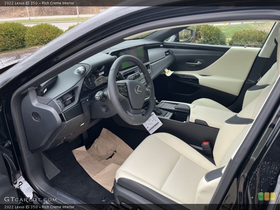 Rich Creme Interior Photo for the 2022 Lexus ES 350 #143969809