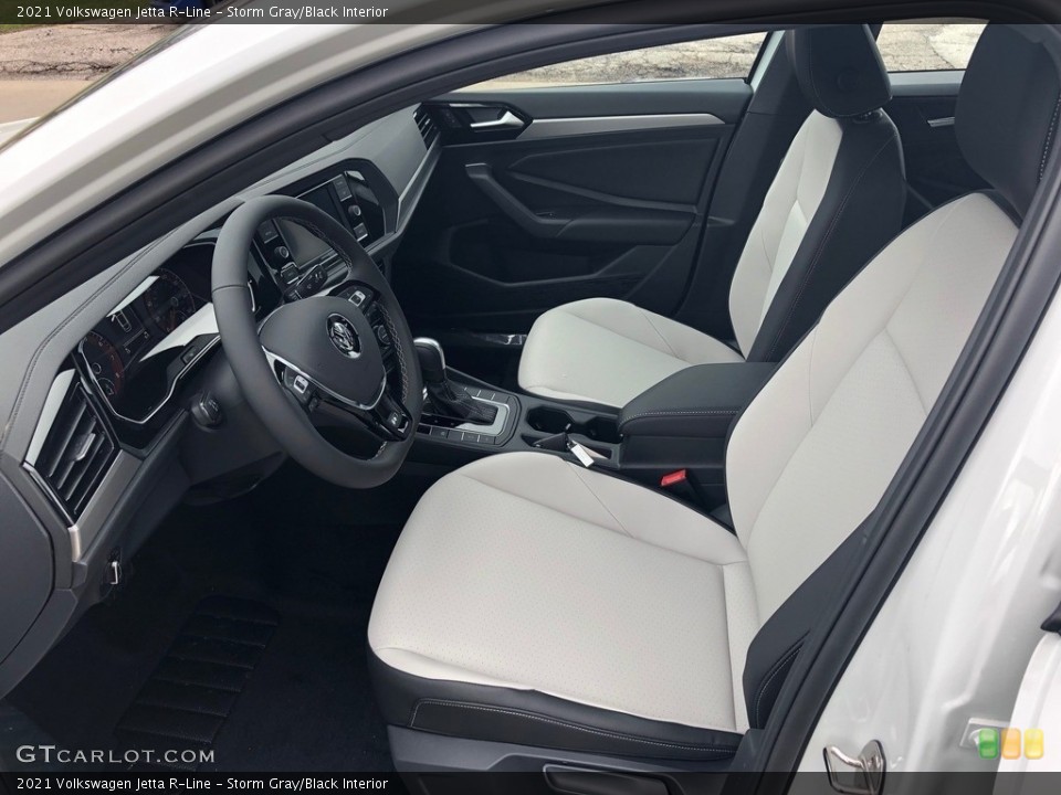 Storm Gray/Black Interior Photo for the 2021 Volkswagen Jetta R-Line #143970371