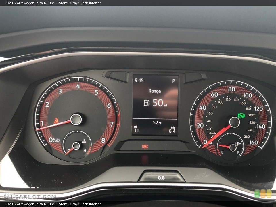 Storm Gray/Black Interior Gauges for the 2021 Volkswagen Jetta R-Line #143970386