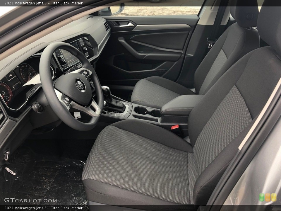 Titan Black Interior Photo for the 2021 Volkswagen Jetta S #143970464