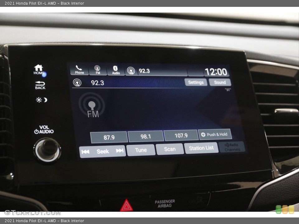 Black Interior Audio System for the 2021 Honda Pilot EX-L AWD #143973358