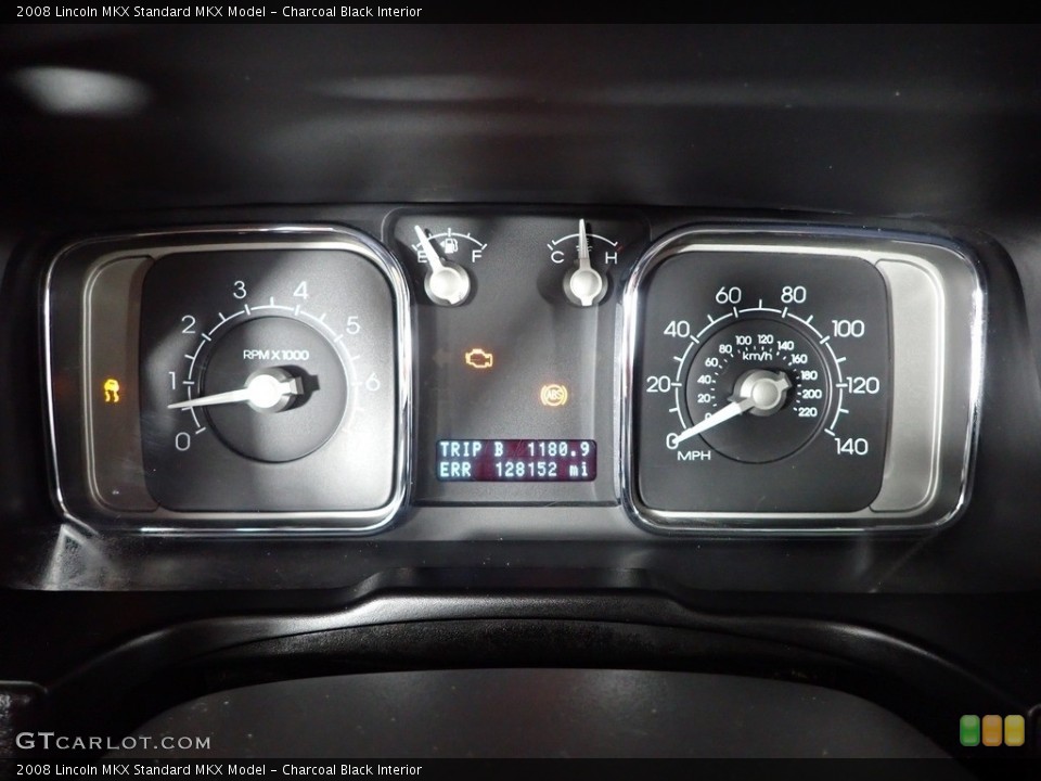 Charcoal Black Interior Gauges for the 2008 Lincoln MKX  #143973694