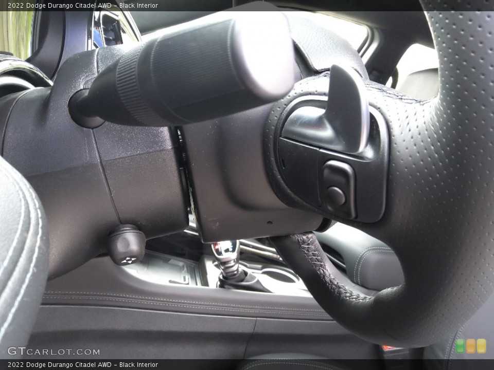 Black Interior Steering Wheel for the 2022 Dodge Durango Citadel AWD #143975023