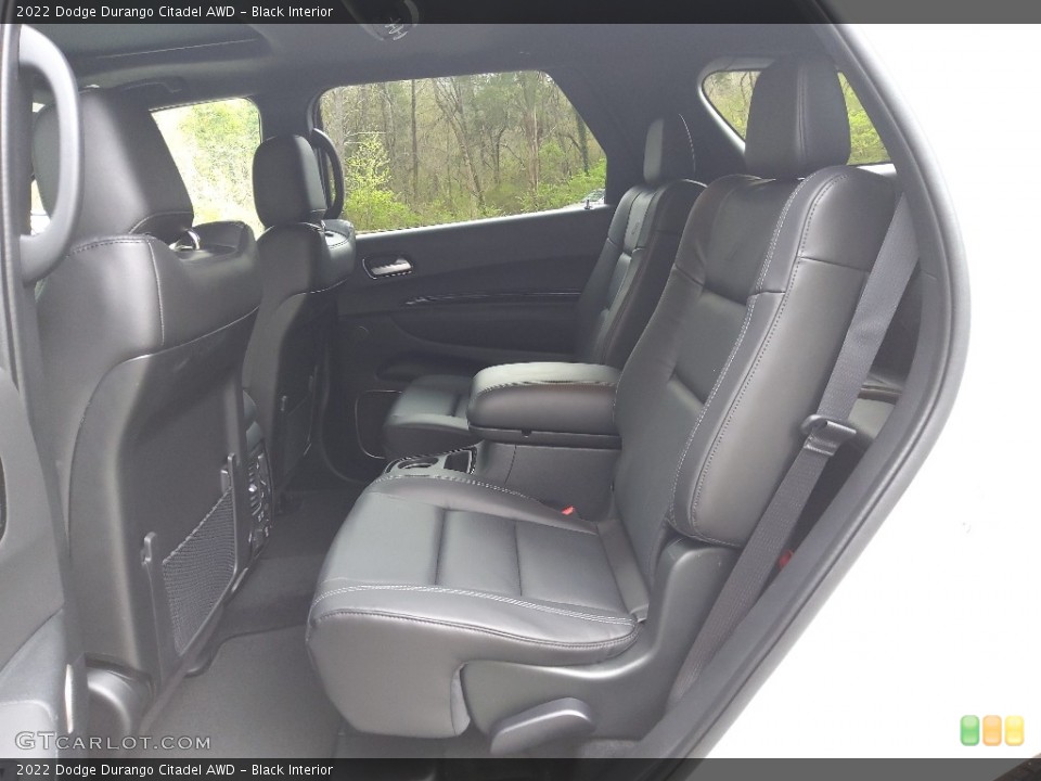 Black Interior Rear Seat for the 2022 Dodge Durango Citadel AWD #143975050