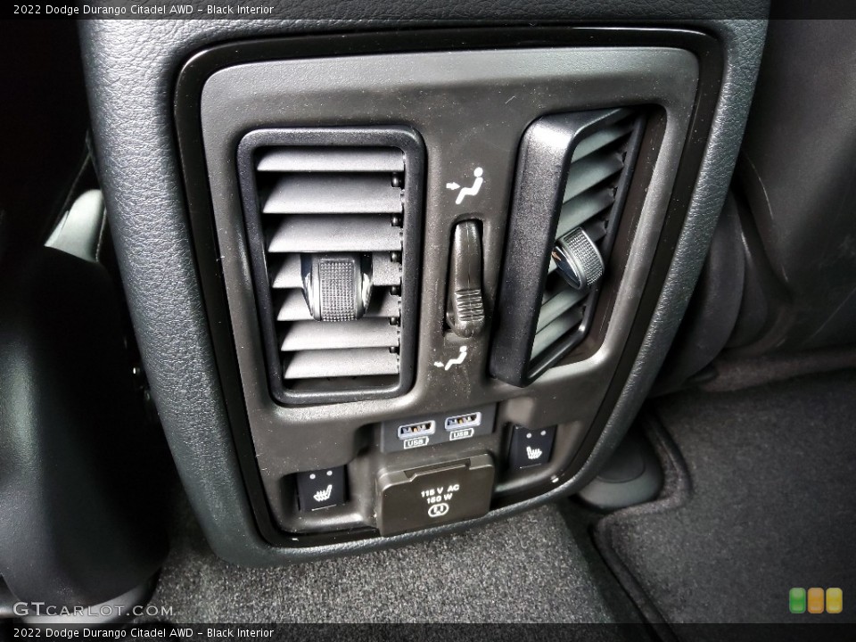Black Interior Controls for the 2022 Dodge Durango Citadel AWD #143975071